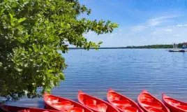 canoë au camping de Mimizan Lac