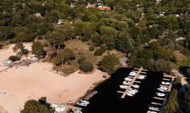 Plage privée du camping de la Réserve