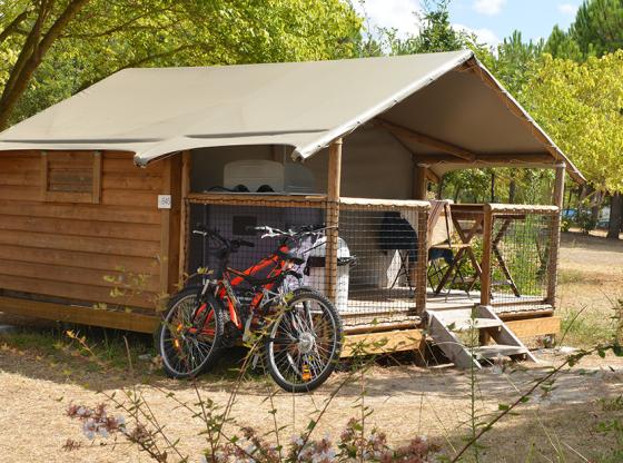 Mobil home du camping Mimizan Plage