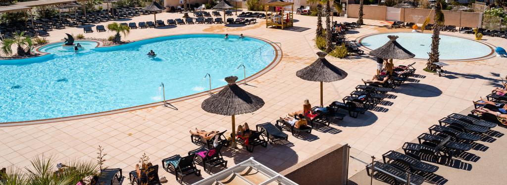 Piscinea u camping Les Sables du Midi