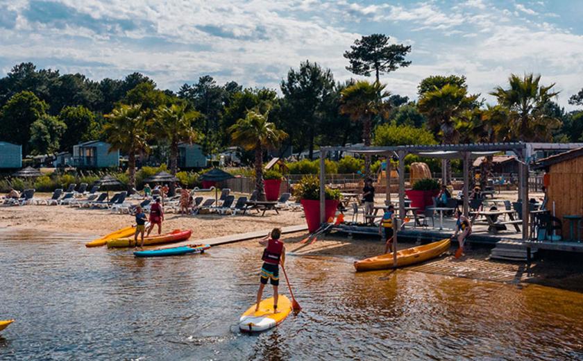 paddle sur les canaux des viviers